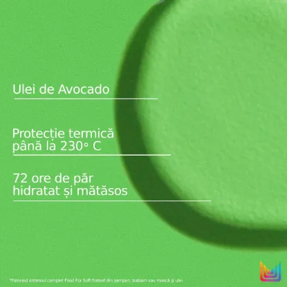 Poza cu Matrix Food For Soft - Ulei de Avocado si Acid Hialuronic Par Uscat 50ml
