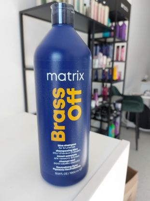 Poza cu Matrix Total Results Brass Off Sampon 1000ml - Pentru Neutralizarea Nuantelor Portocalii