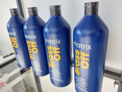 Poza cu Matrix Total Results Brass Off Sampon 1000ml - Pentru Neutralizarea Nuantelor Portocalii