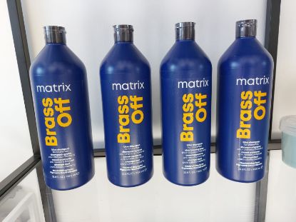 Poza cu Matrix Total Results Brass Off Sampon 1000ml - Pentru Neutralizarea Nuantelor Portocalii