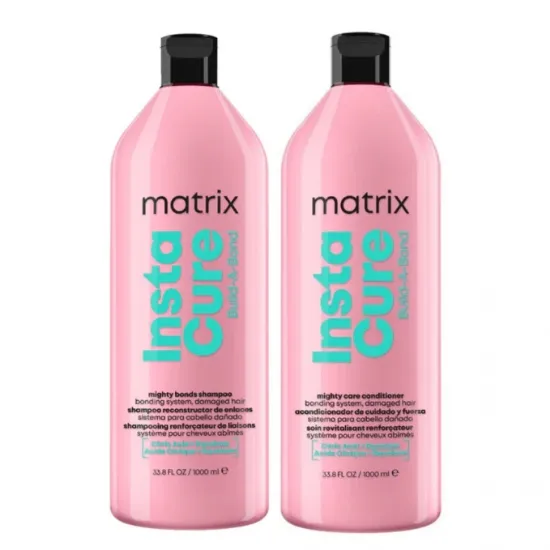 Poza cu Matrix Instacure Build-A-Bond - Pachet pentru par foarte deteriorat Sh 1L+Bls 1L